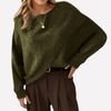 Pull Oversize à Manches Batwing