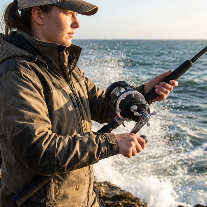 Moulinet Baitcasting – Design de Pêche en Eau Douce