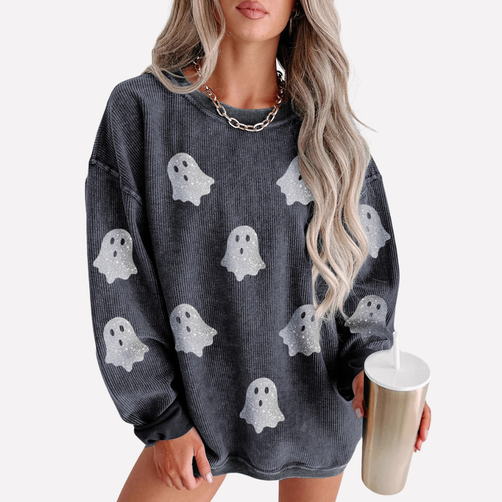 Sweatshirt Femme Oversize Col Rond
