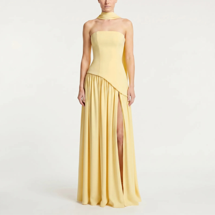 Robe Maxi à Corset Structuré