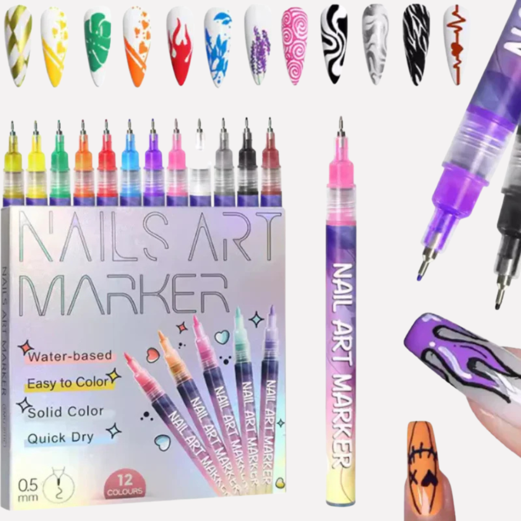 Ensemble de Stylos pour Art des Ongles MagicMilo