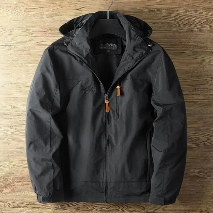 Veste extérieure imperméable respirante pour hommes avec capuche
