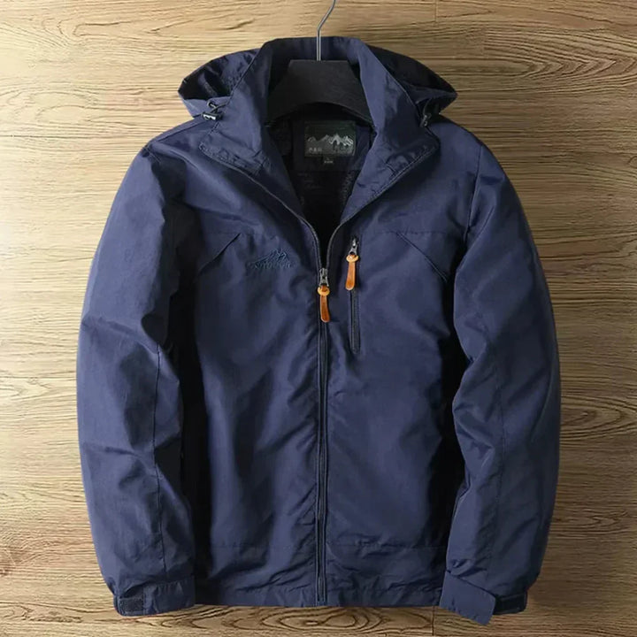 Veste extérieure imperméable respirante pour hommes avec capuche