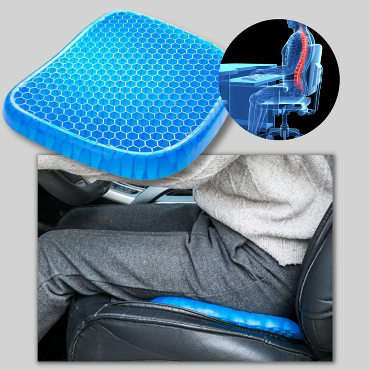 Coussin de siège en gel – Distribution de pression améliorée