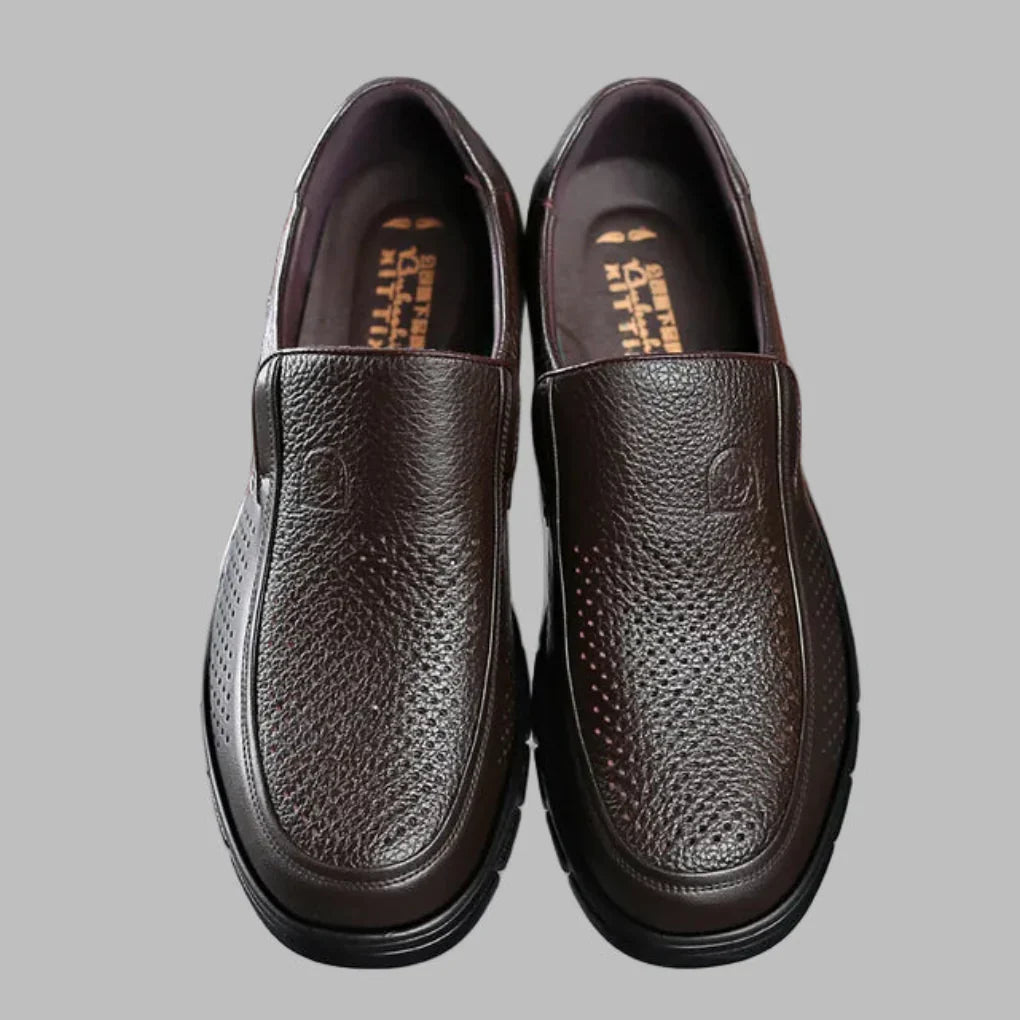 Chaussures Casual pour Hommes en Cuir Véritable
