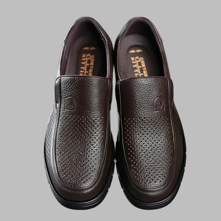 Chaussures Casual pour Hommes en Cuir Véritable