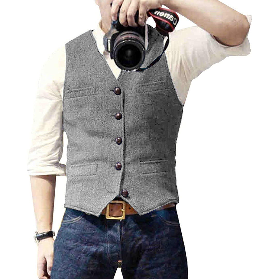 Gilet en denim pour homme