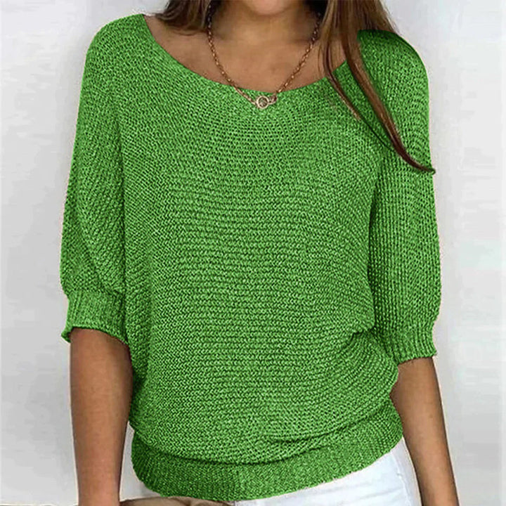 Pull Oversize Femme Casual Solide Simplicité Confortable pour Style Quotidien sans Effort