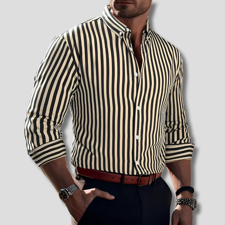 Chemise en Coton Rayée
