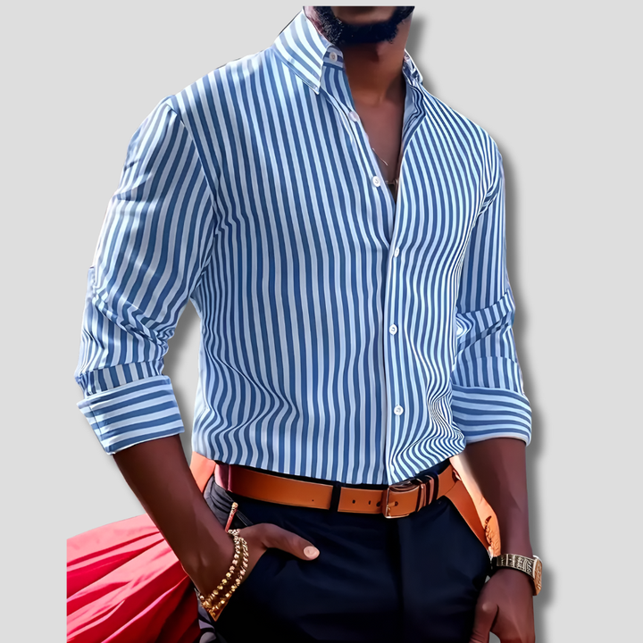 Chemise en Coton Rayée