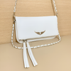 Sac en cuir élégant avec bandoulière en chaîne