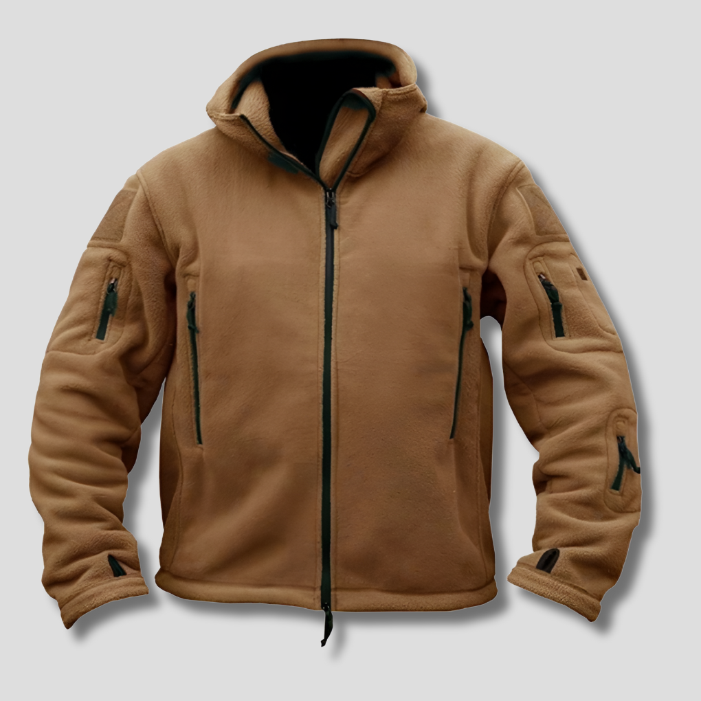 Veste en polaire extérieure résistante au vent pour hommes – Couche quotidienne robuste