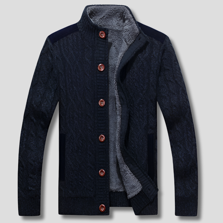 Cardigan en peluche pour hommes