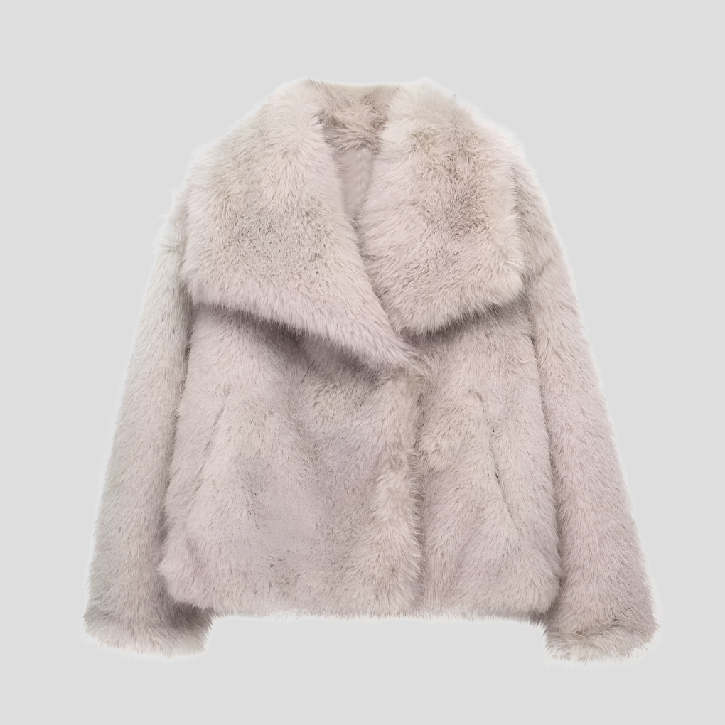Veste en fausse fourrure pour femme