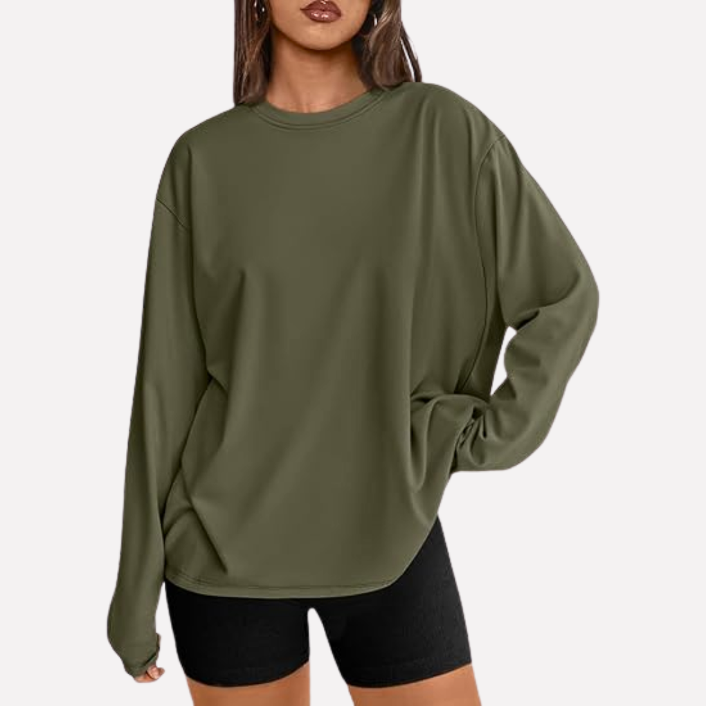 Chemise Longue Manches Amples Femme