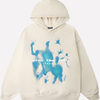 Sweat à Capuche Graphique Unisexe Oversize