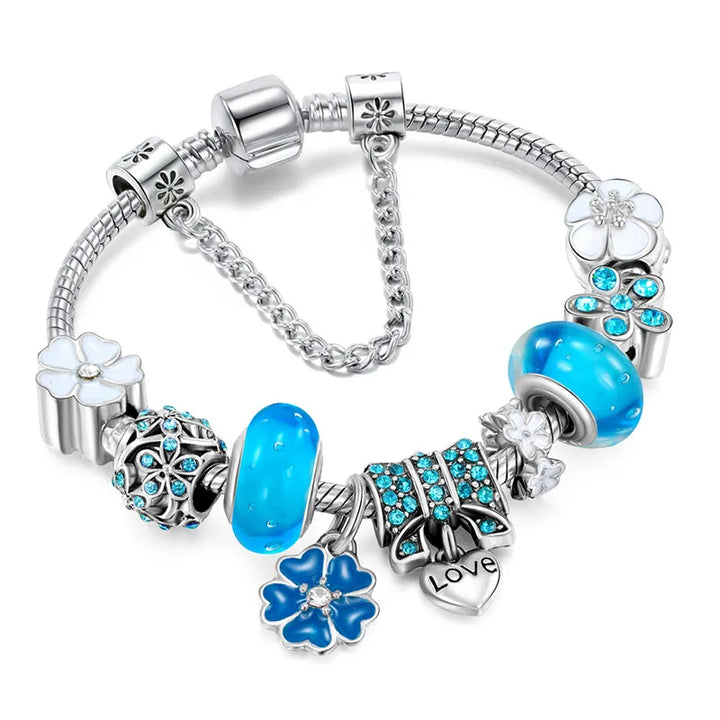 Bracelet Charme en Alliage Électroplaqué Unique