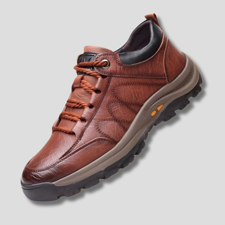 Chaussures en cuir conçues pour l'équilibre pour hommes