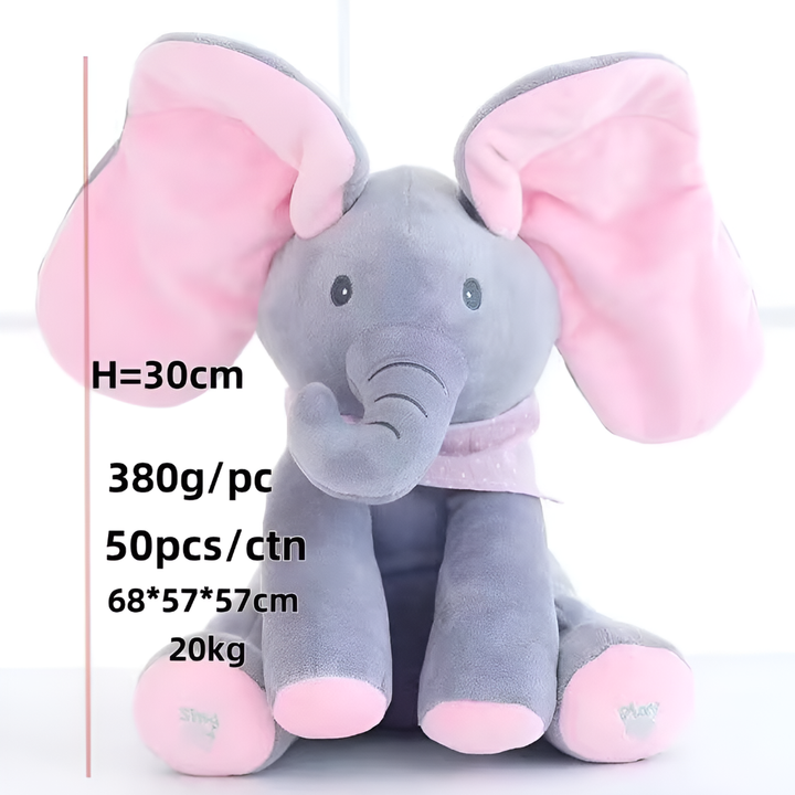 Jouet en Peluche Éléphant Cache-Cache