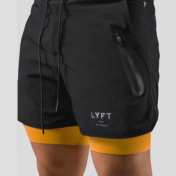2-en-1 Shorts de Sport et d'Entraînement pour Hommes