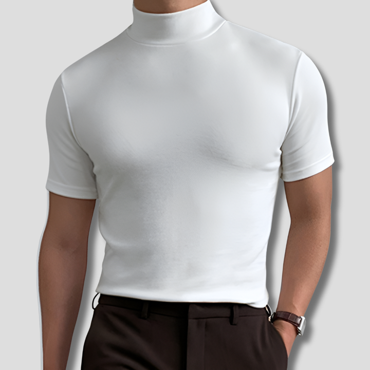Chemise col roulé homme respirante