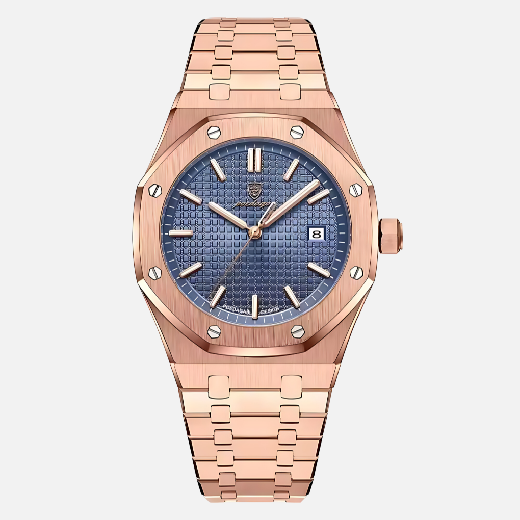 Montre Homme en Acier Inoxydable Élégante