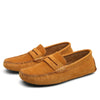 Mocassins en Suède Style Italien pour Hommes