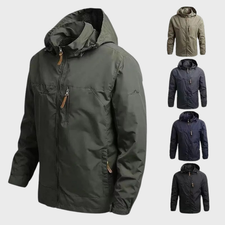 Veste imperméable extérieure pour hommes