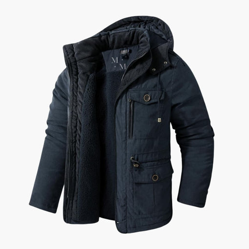 Veste d'hiver pour homme – Couche extérieure avec capuche