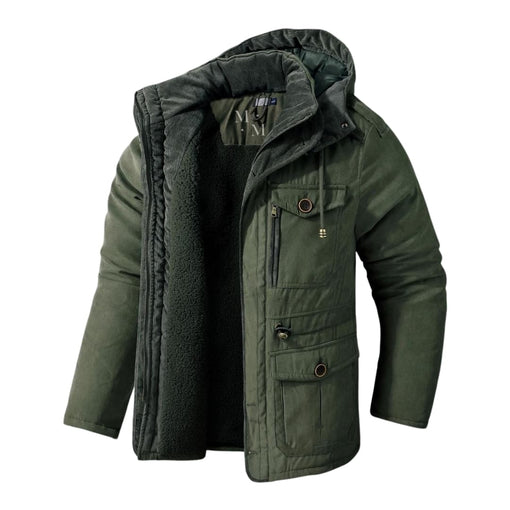 Veste d'hiver pour homme – Couche extérieure avec capuche