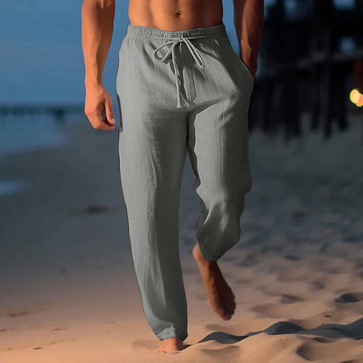 Zanjoe – Pantalons en Lin Tendance pour Hommes