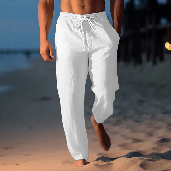 Zanjoe – Pantalons en Lin Tendance pour Hommes