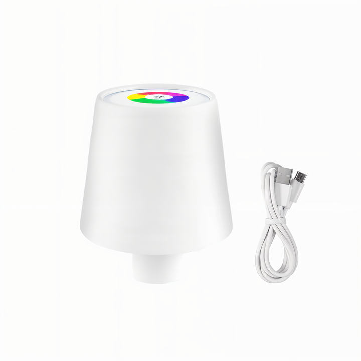 VinoGlint - Lampe de Table Portable et Dimmable en Forme de Bouteille de Vin