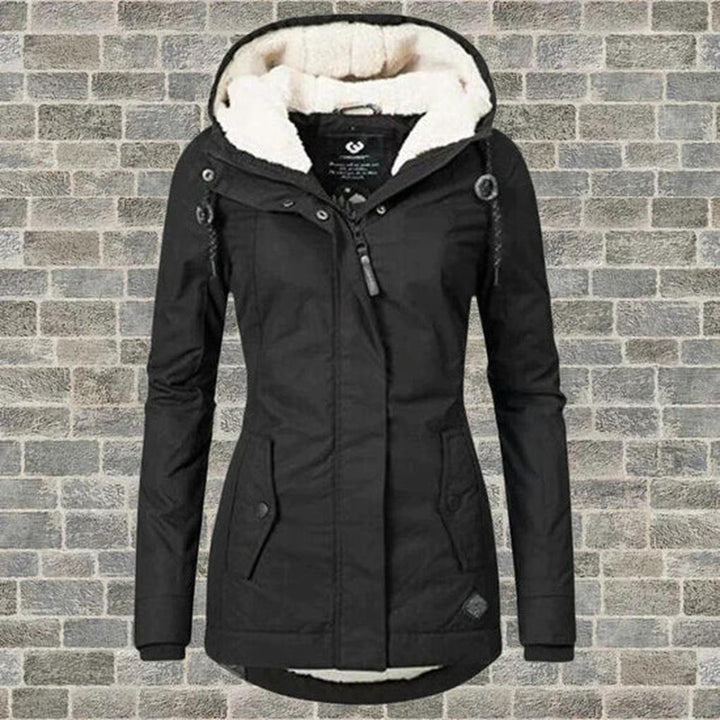 Manteau d'hiver avec capuche pour femmes – Couche pratique pour le froid