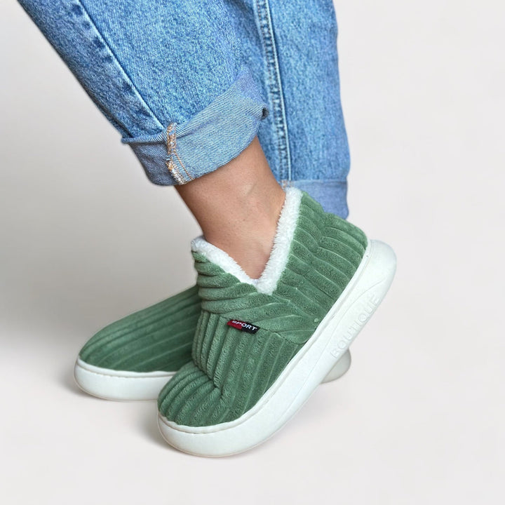 Chaussons Fourrure Ultra-Chaud Ergonomiques