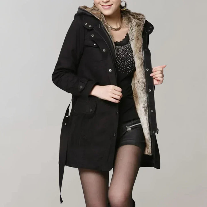 Parka Élégante pour Femme avec Doublure en Fourrure Synthetique