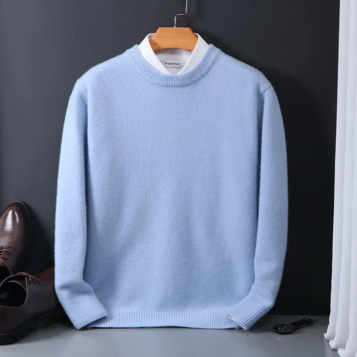 Pull en faux cachemire pour hommes