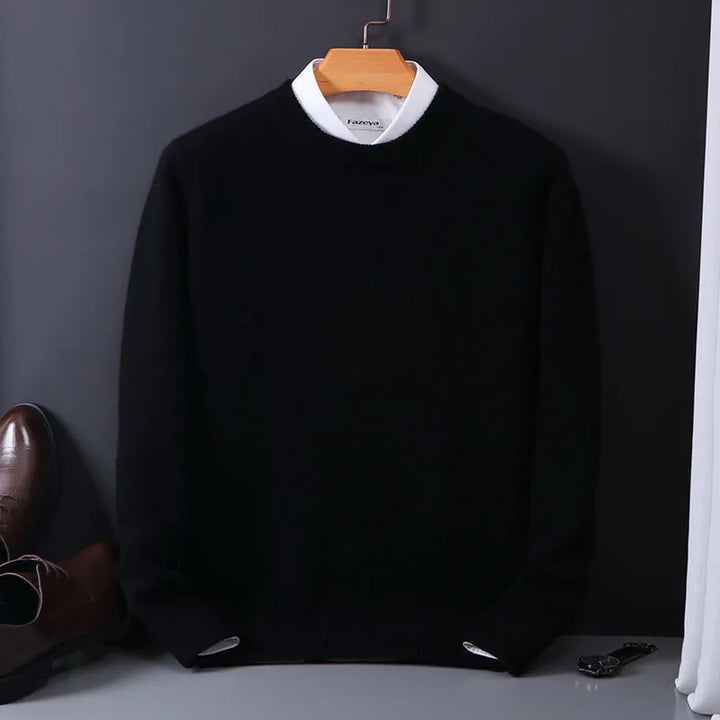 Pull en faux cachemire pour hommes