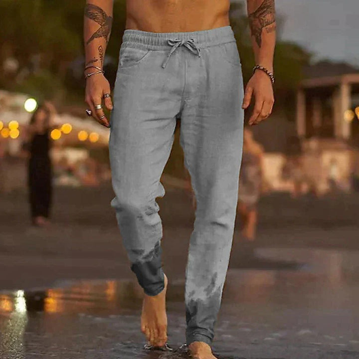 Jaxx – Pantalons en lin pour hommes