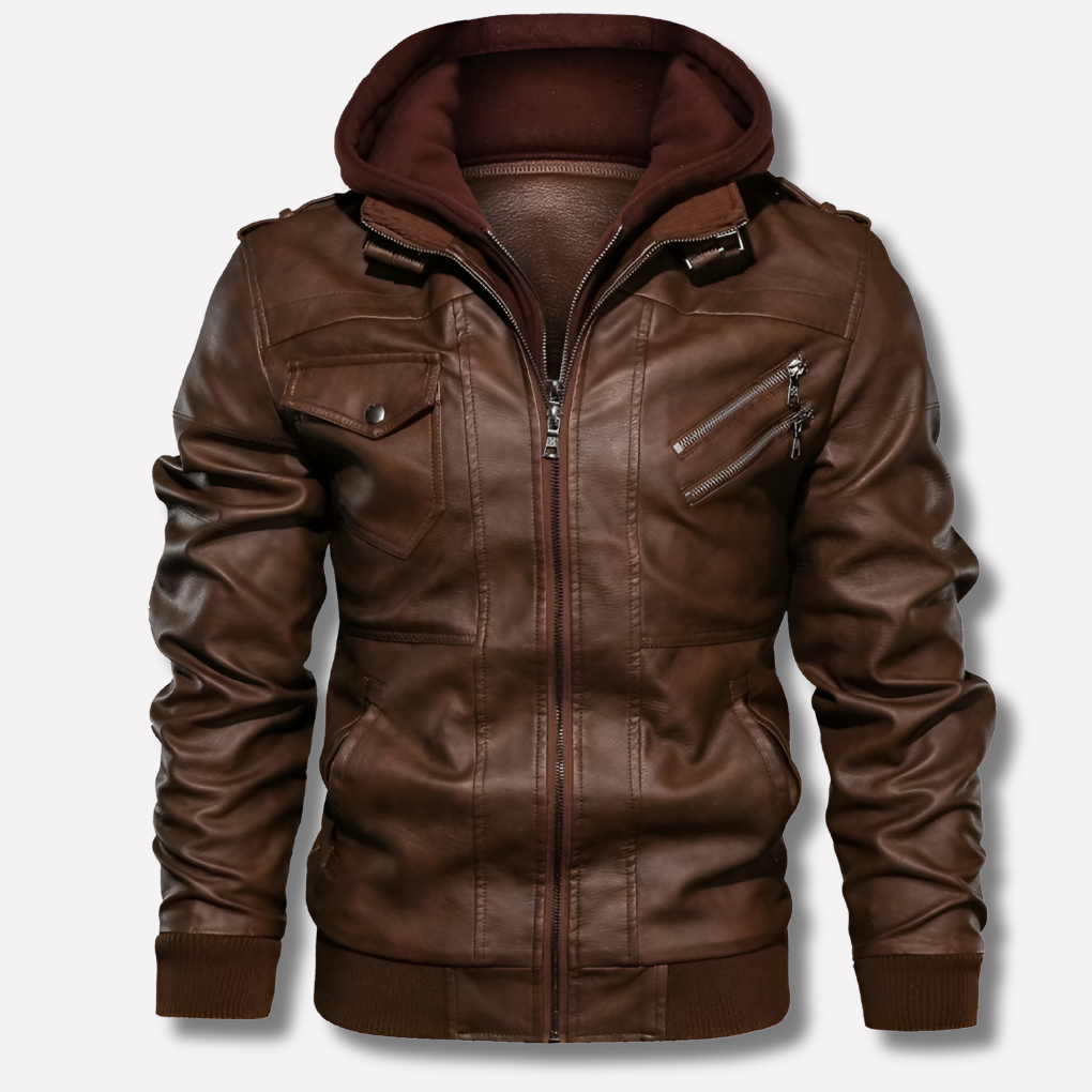 Veste à capuche pour hommes avec plusieurs poches