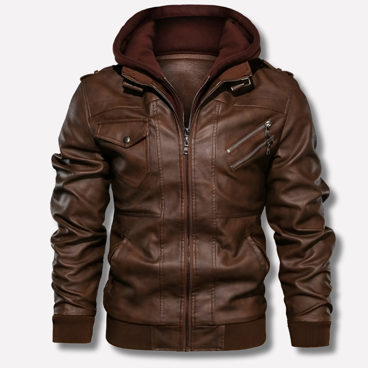 Veste à capuche pour hommes avec plusieurs poches