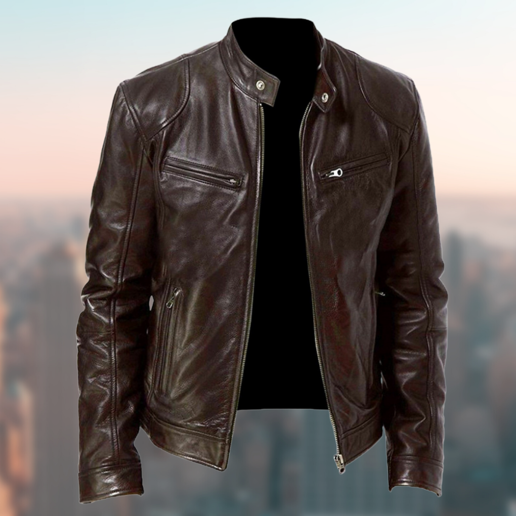 Veste en cuir pour homme - Style intemporel pour toutes les occasions