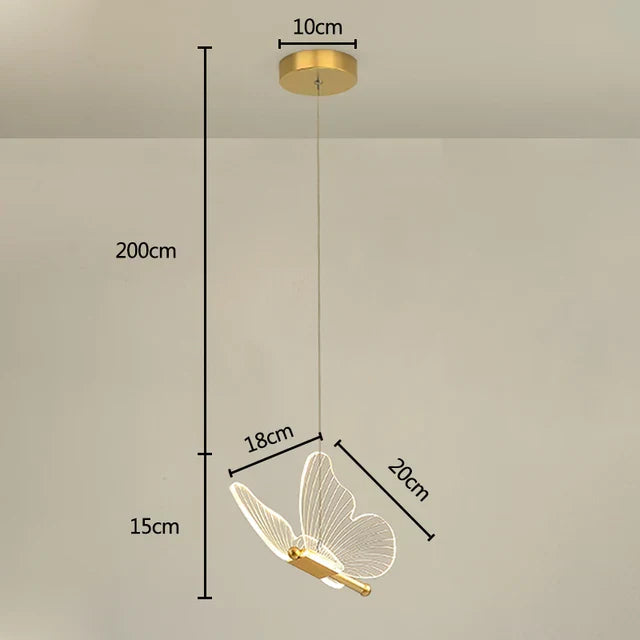 DreamsLight – Lampe Pendante Papillon LED Magique