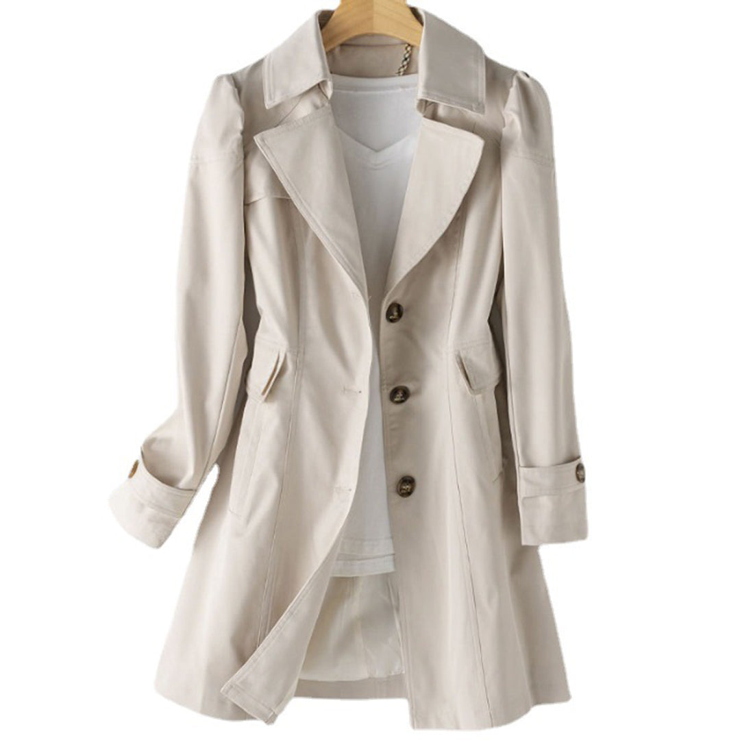 Luciba – Manteau trench de mi-saison pour femmes