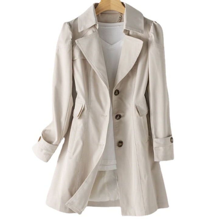 Luciba – Manteau trench de mi-saison pour femmes