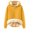 Sweat à Capuche Douillet et Chauffant Femme avec Doublure en Polaire