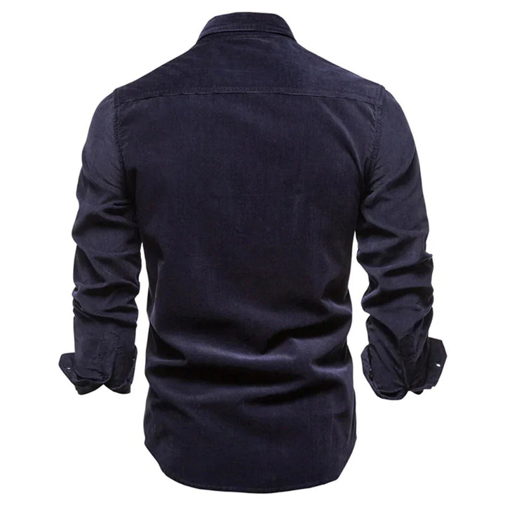 Chemise en corduroy classique pour hommes