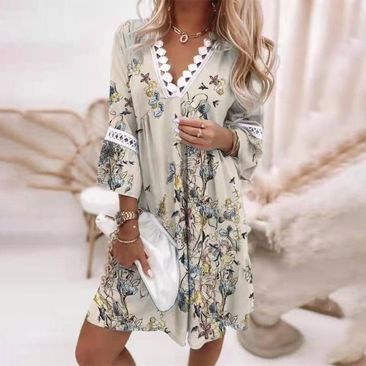 Robe Imprimée Lâche Stylée