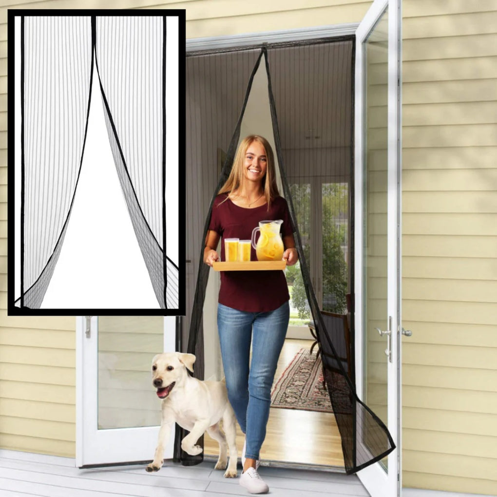Porte Écran Magnétique – Barrière Insectes Mains Libres
