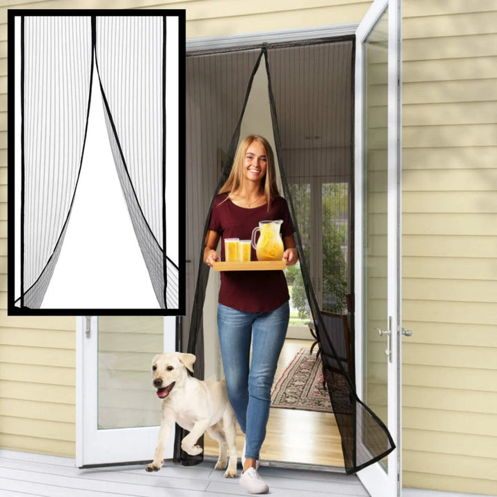 Porte Écran Magnétique – Barrière Insectes Mains Libres